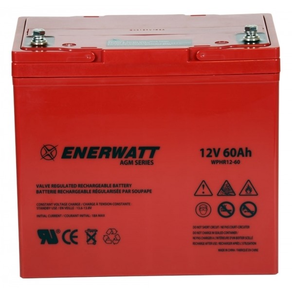 WPHR12-60 High Rate AGM Battery Gr 22NF 12V 60Ah Trans-Canada Energies  Distribution